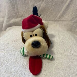 Vintage Odie Plush Christmas Candy Cane Santa Hat Dakin 1983 Garfield Dog NWT